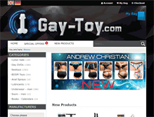 Tablet Screenshot of gay-toy.com